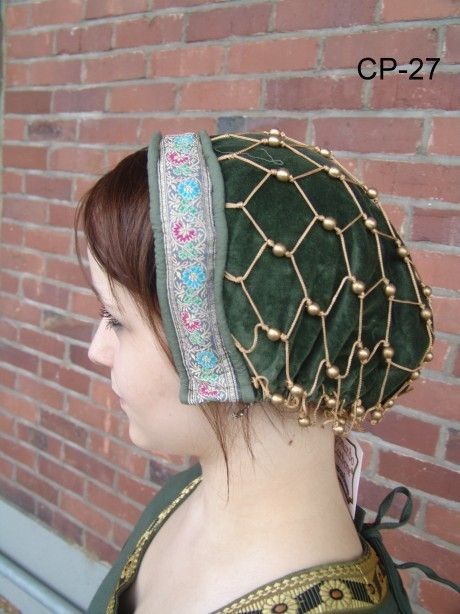 Hairnet (caul) Katharina, velvet, black