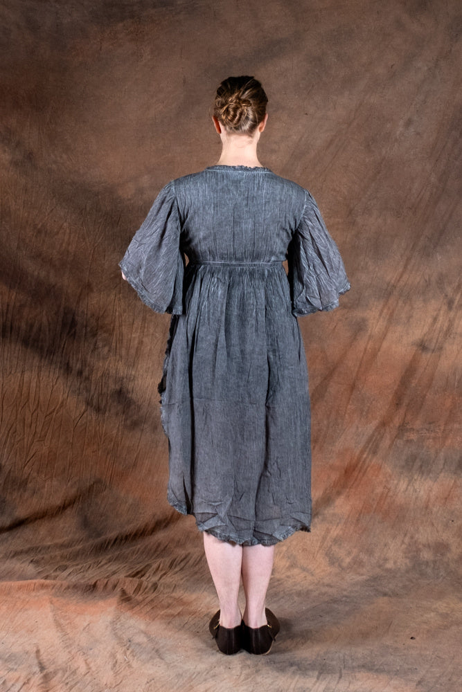 Frieda Sommerkleid, graublau 