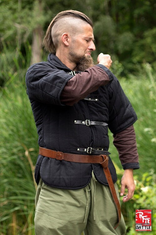 RFB gambeson met korte mouwen, zwart