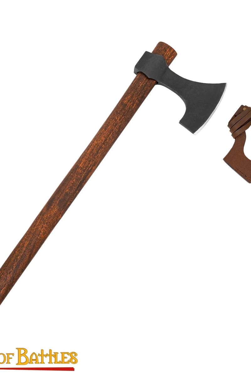 Handgesmede Viking baard bijl, type B, semi-scherp