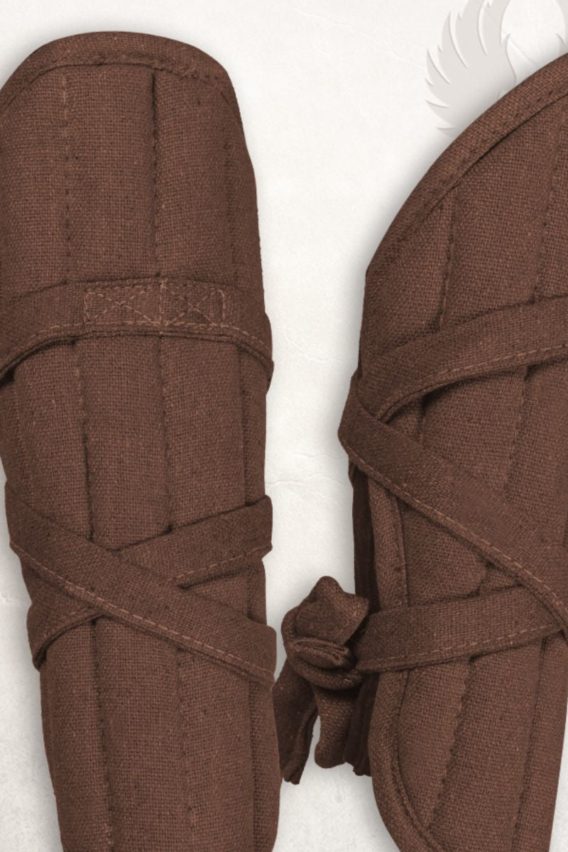 Gambeson armbeschermers Farald bruin