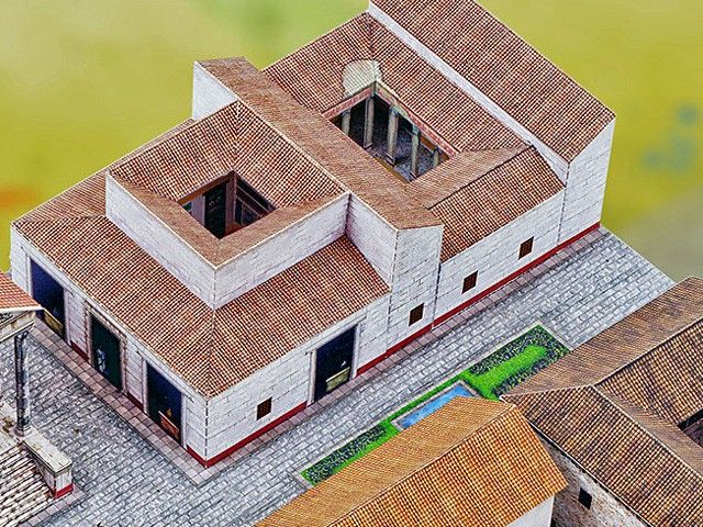 Maquette de ville romaine 