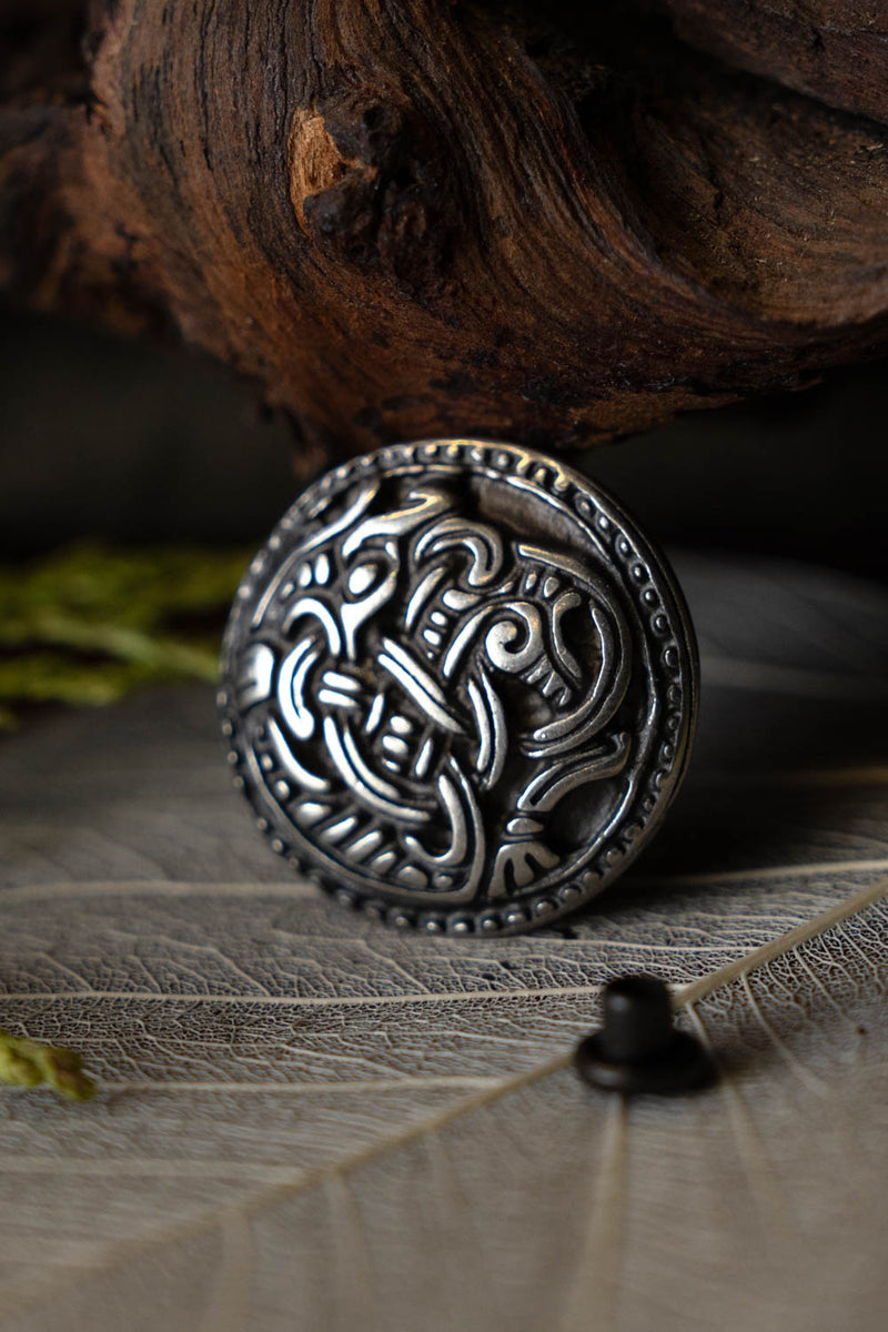 Rond riembeslag Hordaland brons