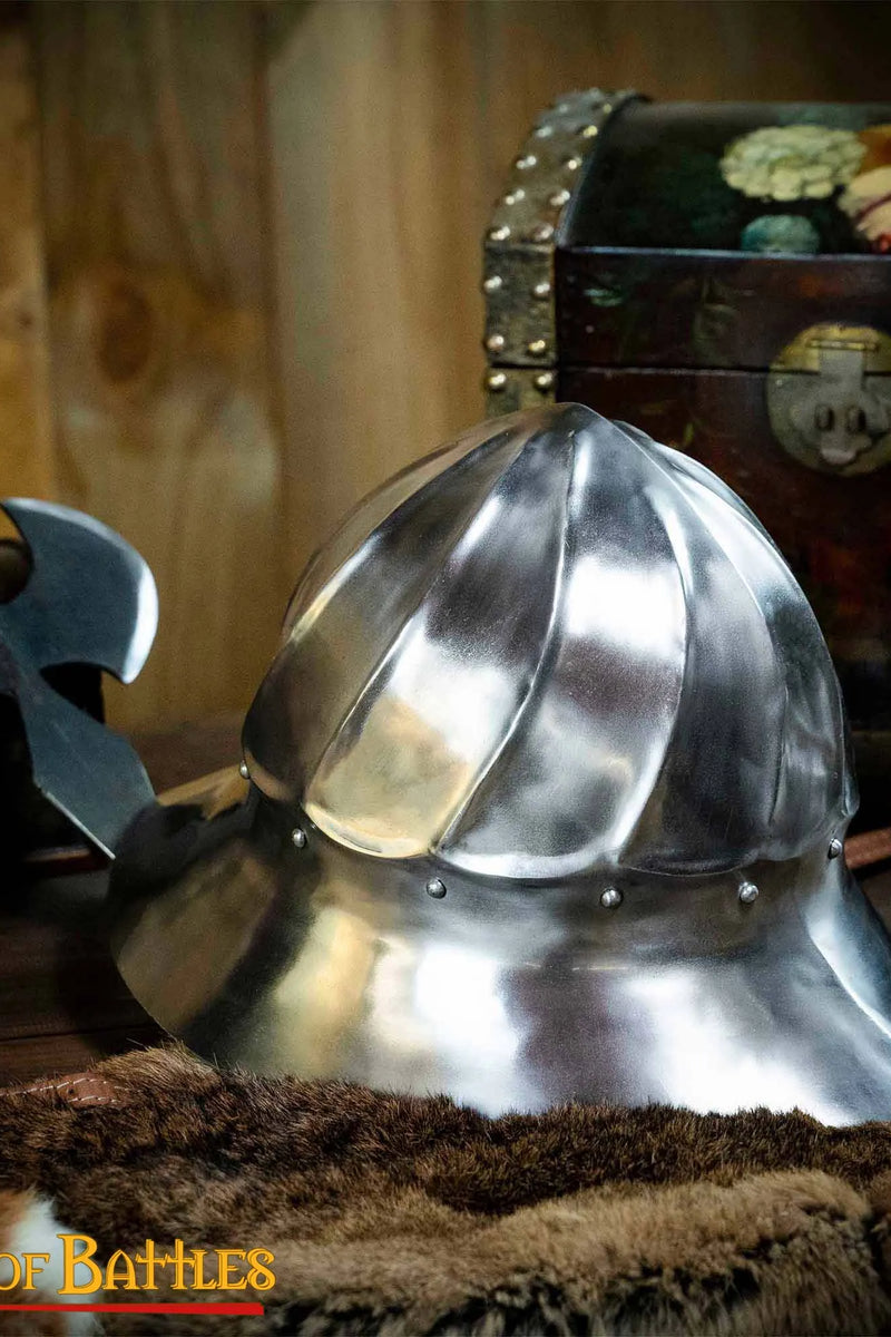 15e eeuwse Bourgondische ketelhoed, 1.6 mm