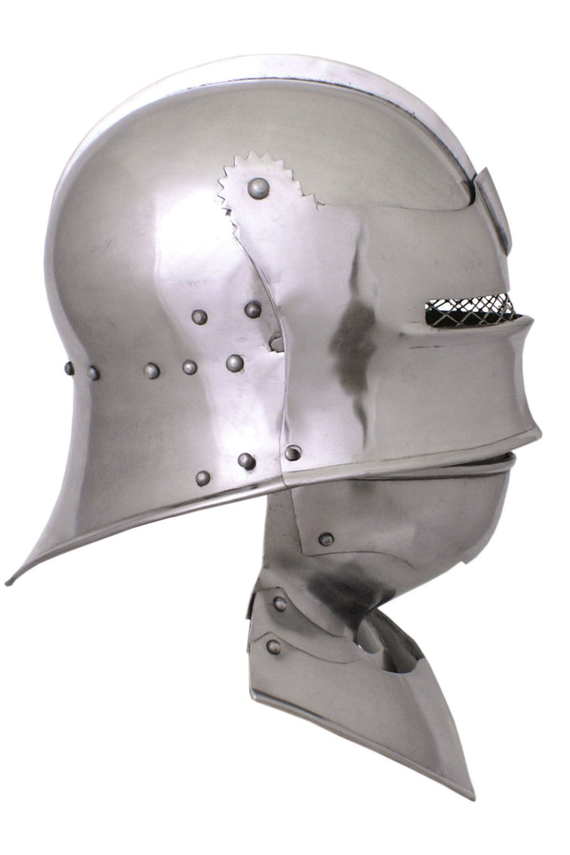Gotische sallet (Metropolitan Museum of Art), 2 mm (battle-ready)
