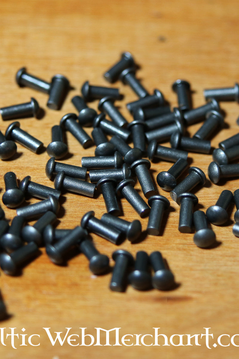 50 stalen klinknagels 4 mm, lang