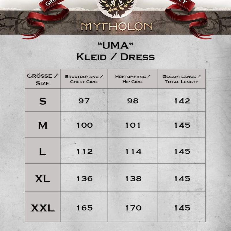 Średniowieczny surcot Uma, czerwony