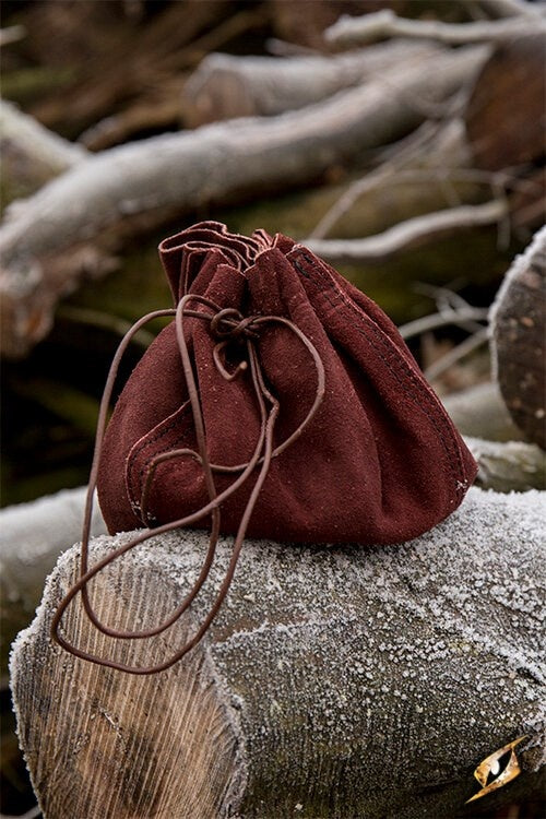 Leren buidel Michelangelo, bruin