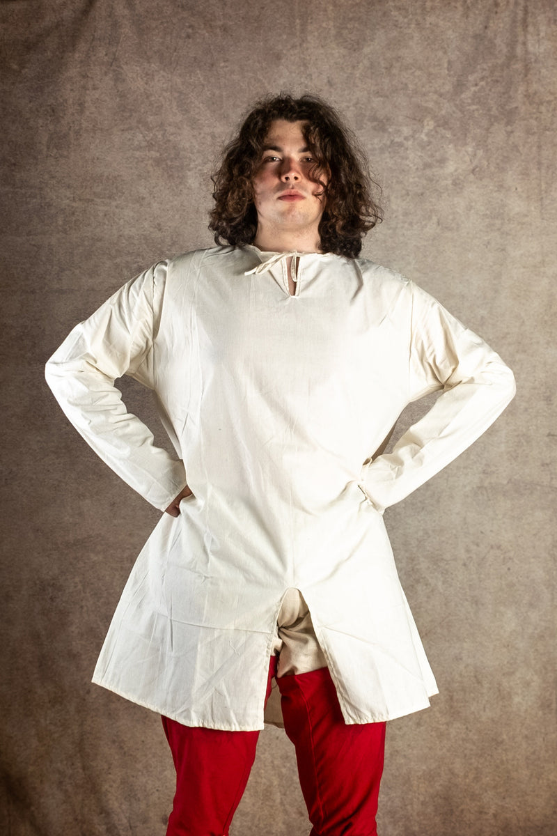 Tuniek Wolfram dun katoen creme