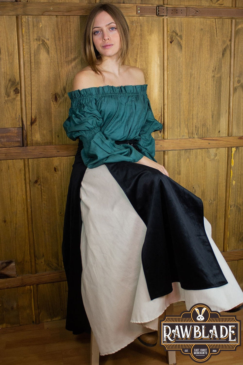 Isabela Deluxe Dubbel Kjol - Svart 