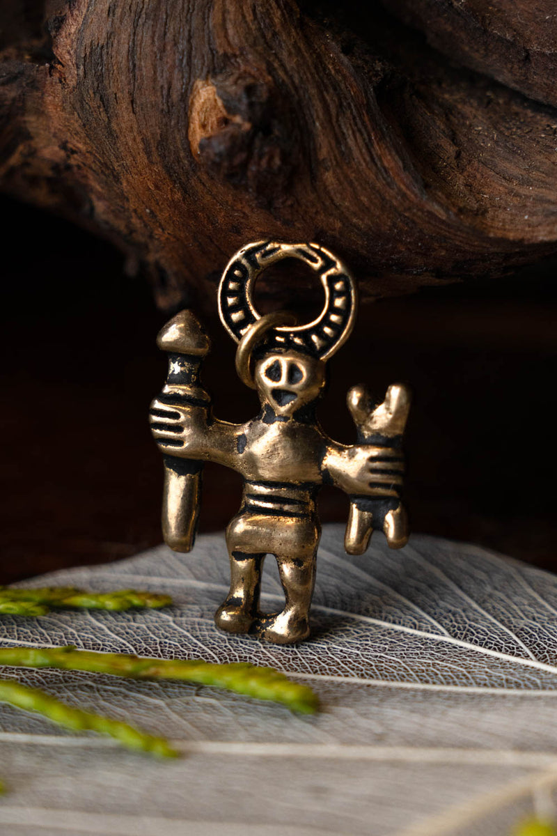 Odin amulet Uppland, brons