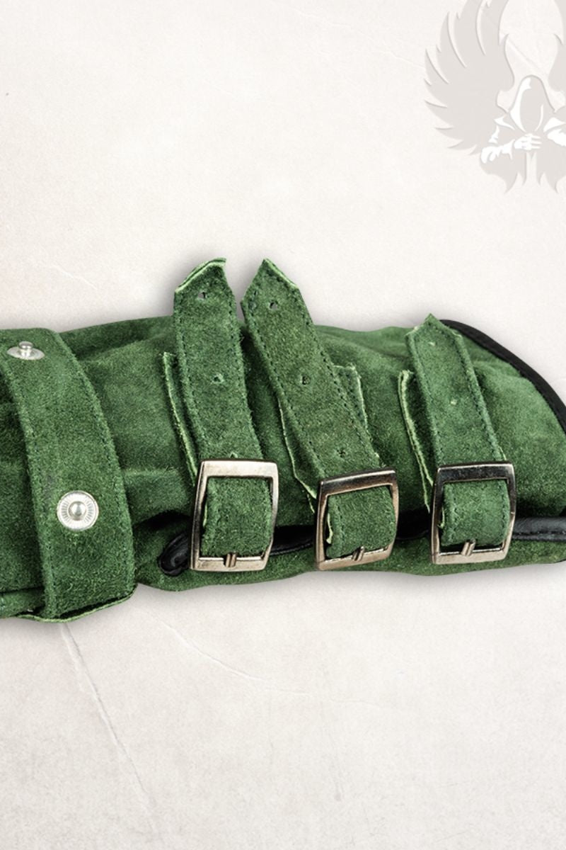 Leren handschoenen Kandor groen