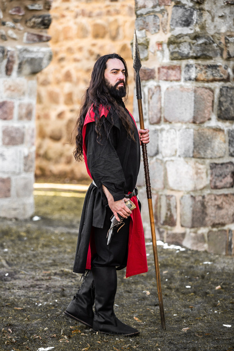 Overkleed, geruit, zwart-rood