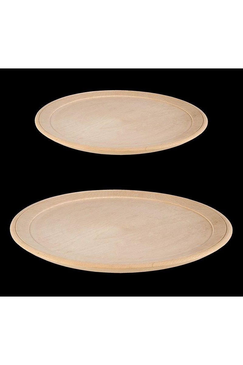 Houten bord 24 cm