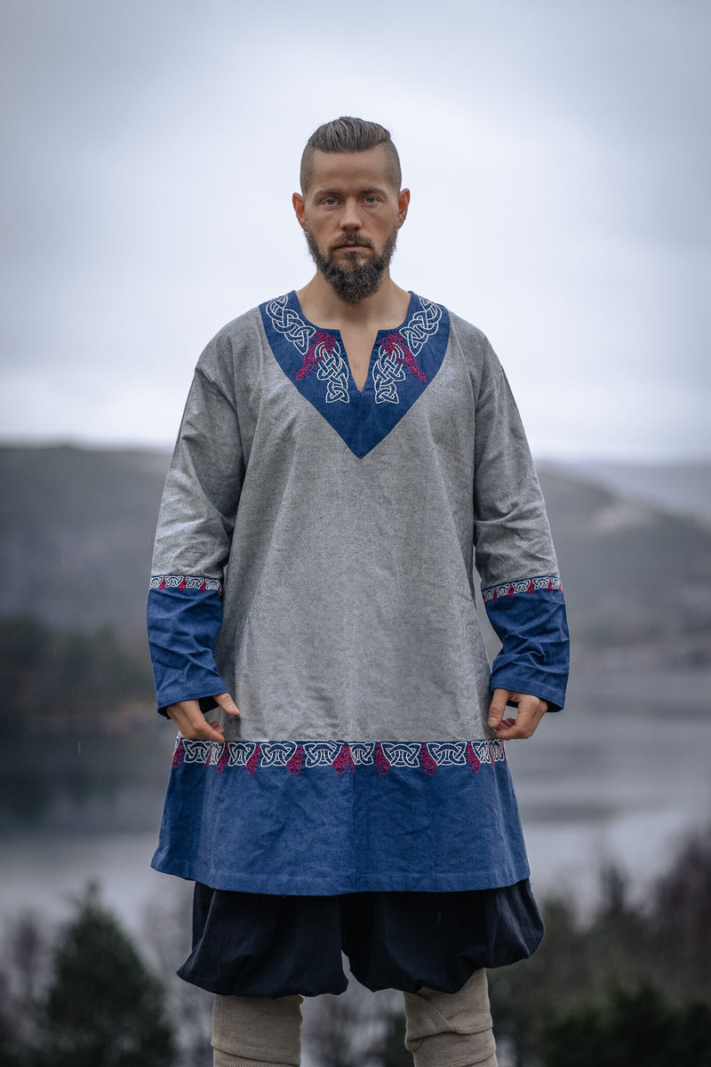 Viking tuniek Haakon, grijs
