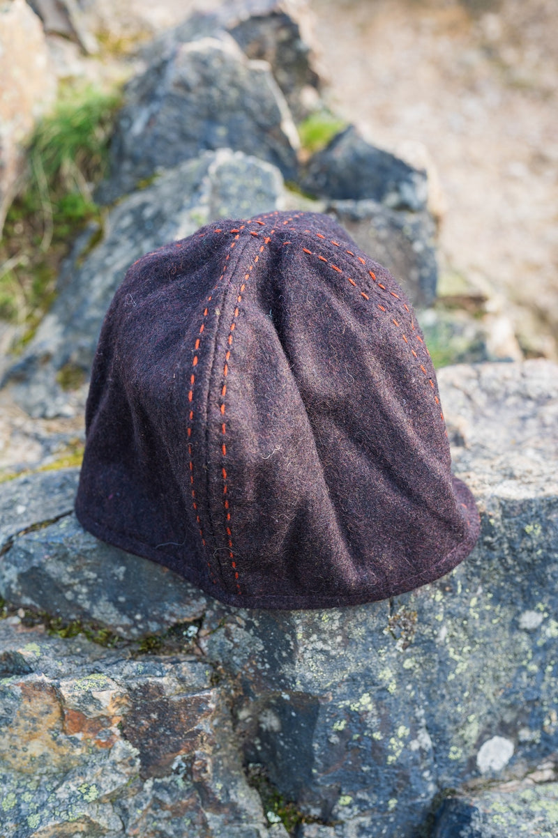 Wikinger Mütze Njal, Wollmischung, braun 