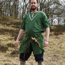 Koszula birkatuniek Knut, krótkie rękawy, zielony 