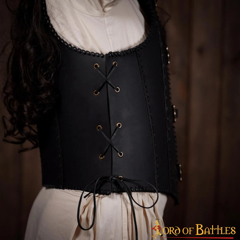 Leren damespantser Nessa