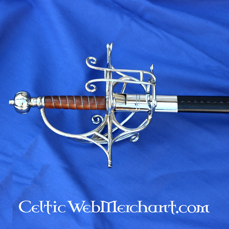 Rapier 16th century with scabbard, semi-sharp