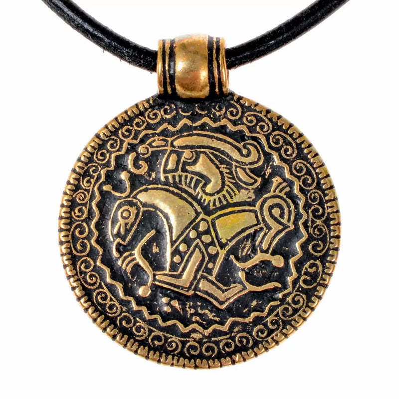 Bracteate amulet Zealand, bronze