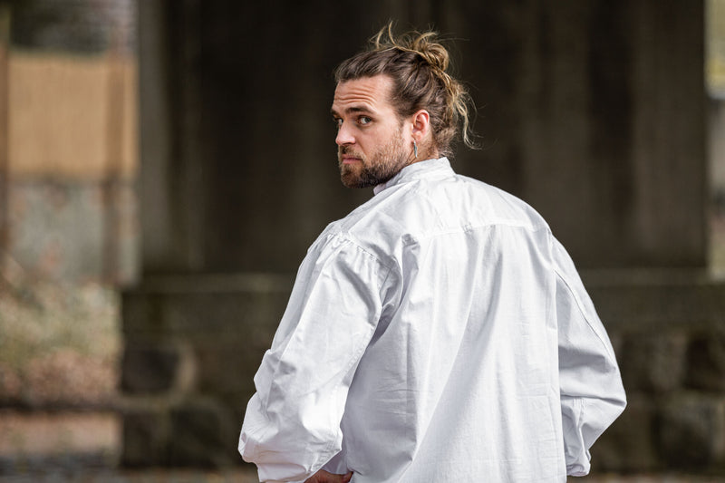 Średniowieczna koszula Dagwin, biała