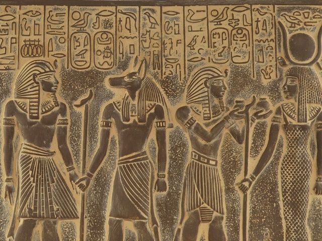 Egyptisch reliëf Luxor