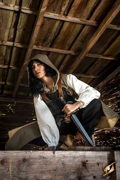 Merc steel-leather cuirass, bronzed, 1 mm