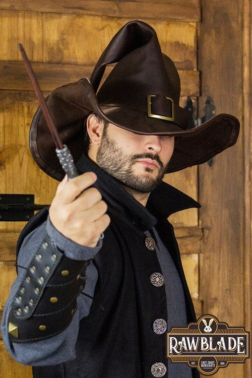 Heksenhoed Wikka, luxe, bruin