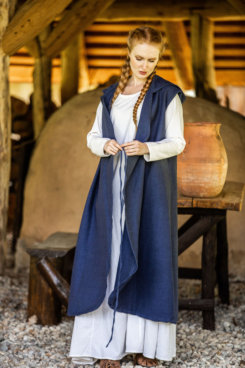 Robe portefeuille Thyra, bleu 