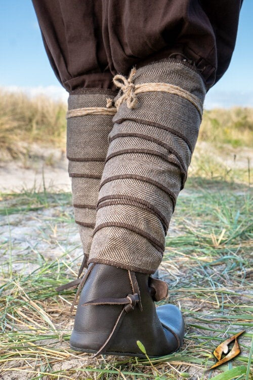 Beenwindsels vissegraatmotief, zwart, wolmix