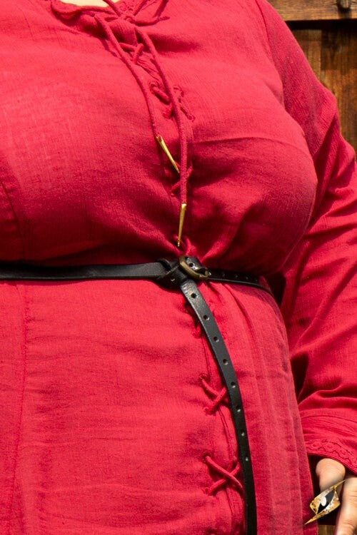 Renässansbälte Ambrose, svart 