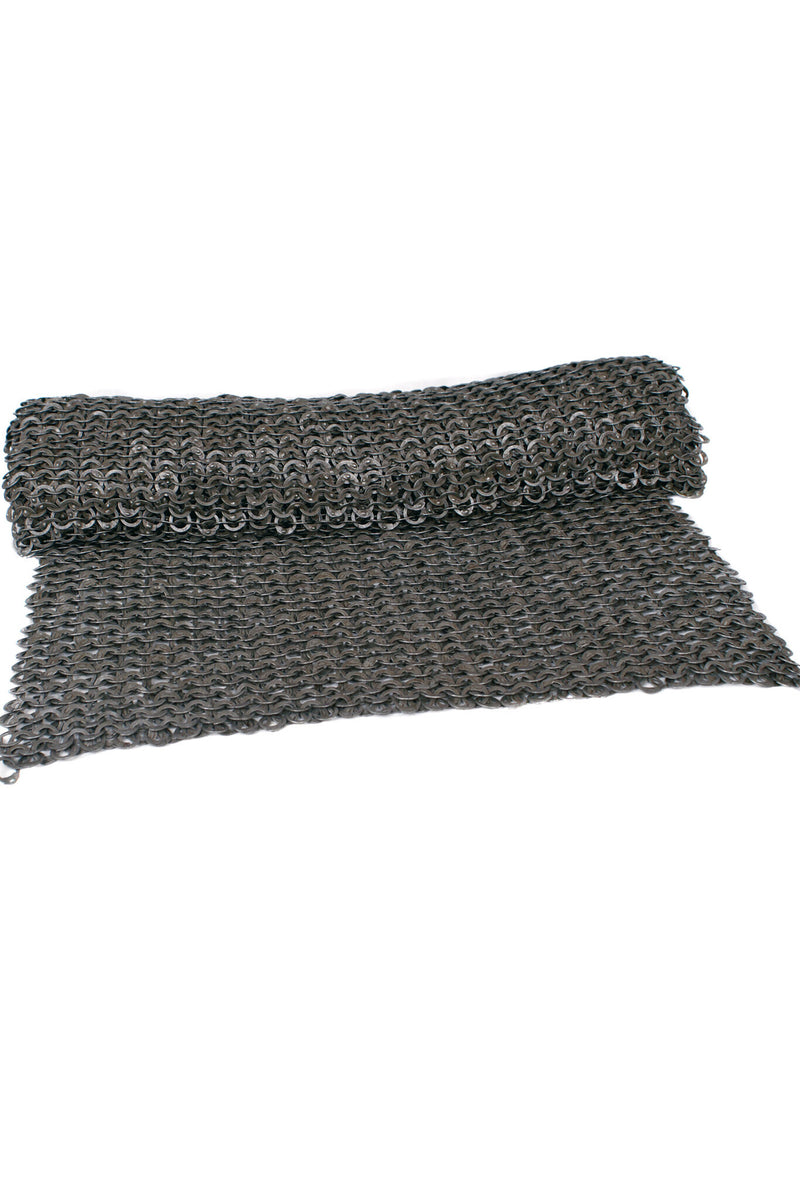 Chainmail skirt gousset, flat rings - round rivets, 8 mm