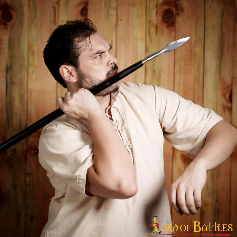 Bladvormige Germaanse werpspeerpunt (framms), semi-scherp