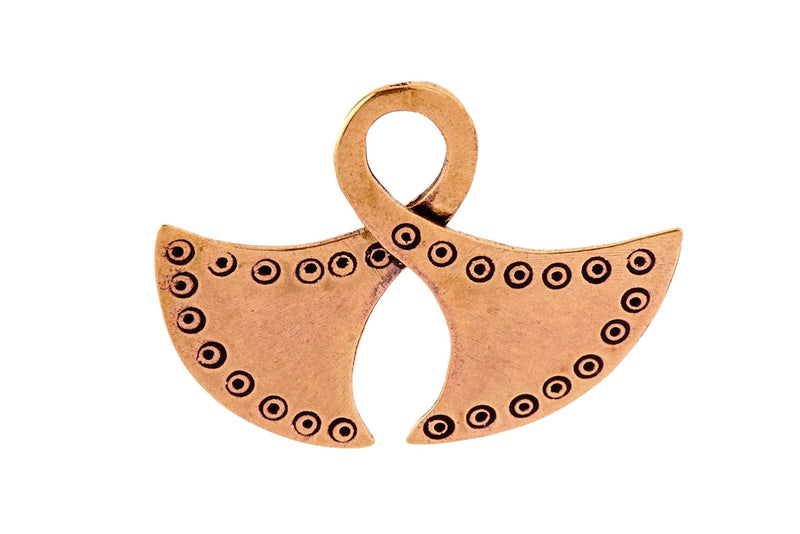 Bronstijd amulet Manu en Yemu, brons