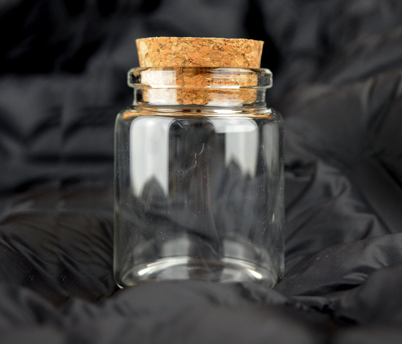 Vasetto rotondo in vetro storico 