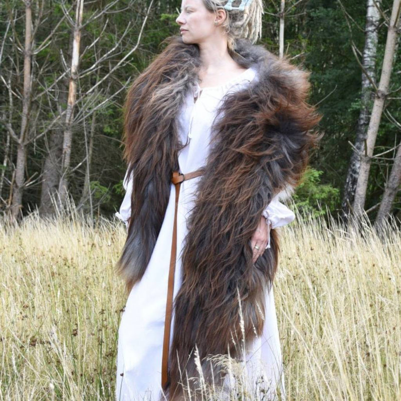 Matilda middeleeuwse chemise, onderjurk, wit