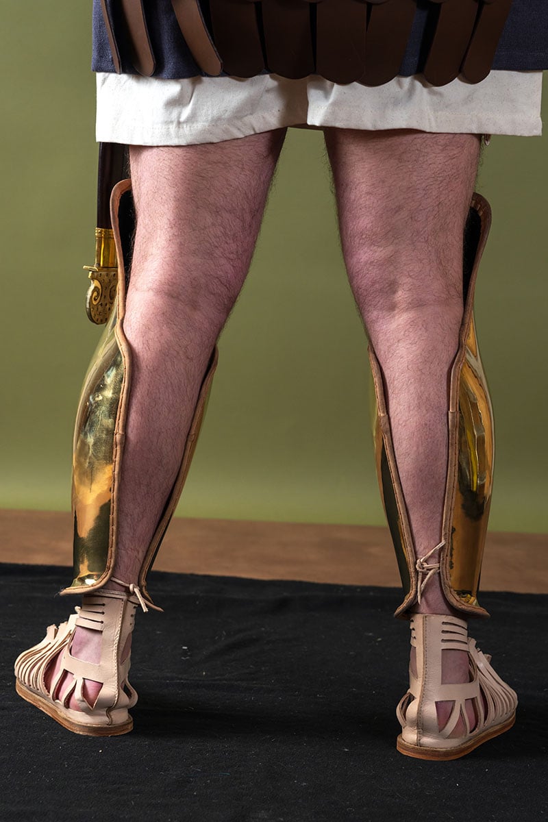 Griekse anatomische scheenbeschermers, ocrae, 1.2 mm