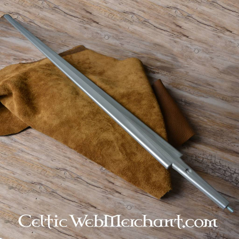 Plastica lama di spada spada a una mano argento 