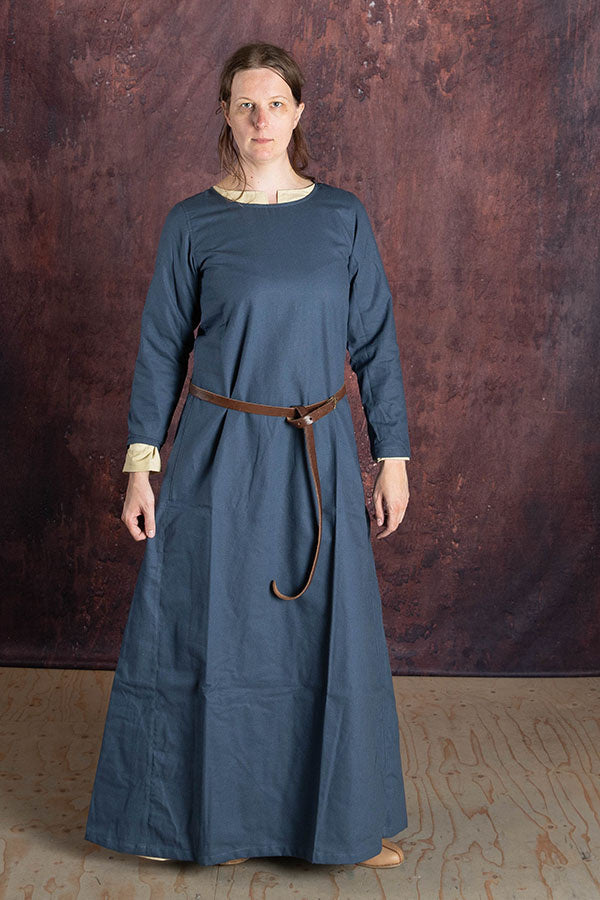 Medieval vestido Freya, azul 