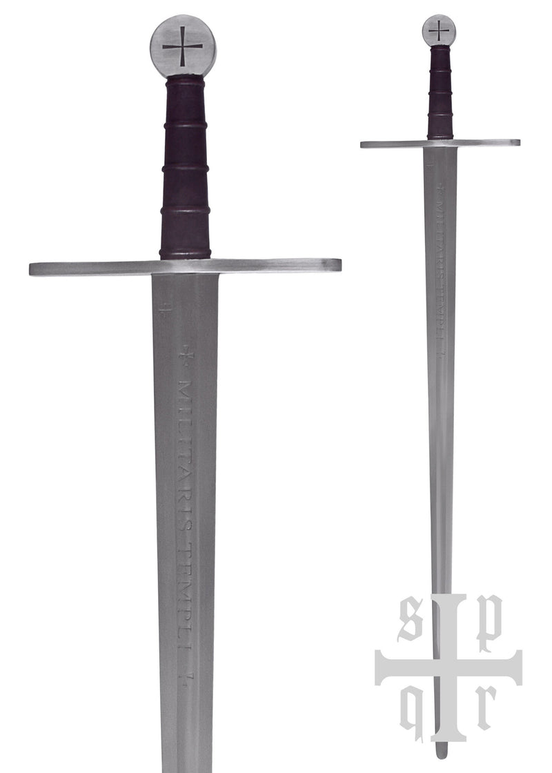 Templar sword Milites Templi, blunt (battle-ready)