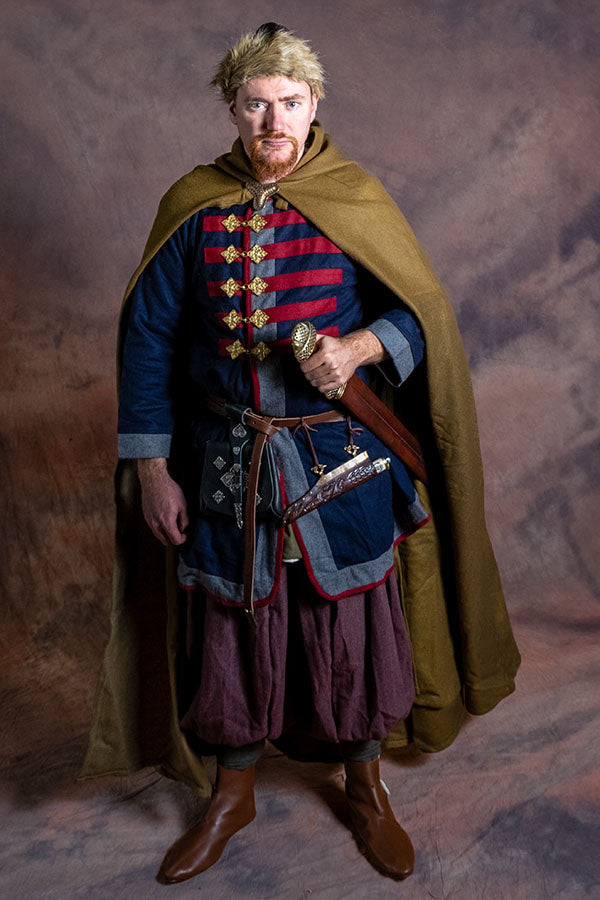 Rusvik Viking jas Kosma, blauw, wolmix