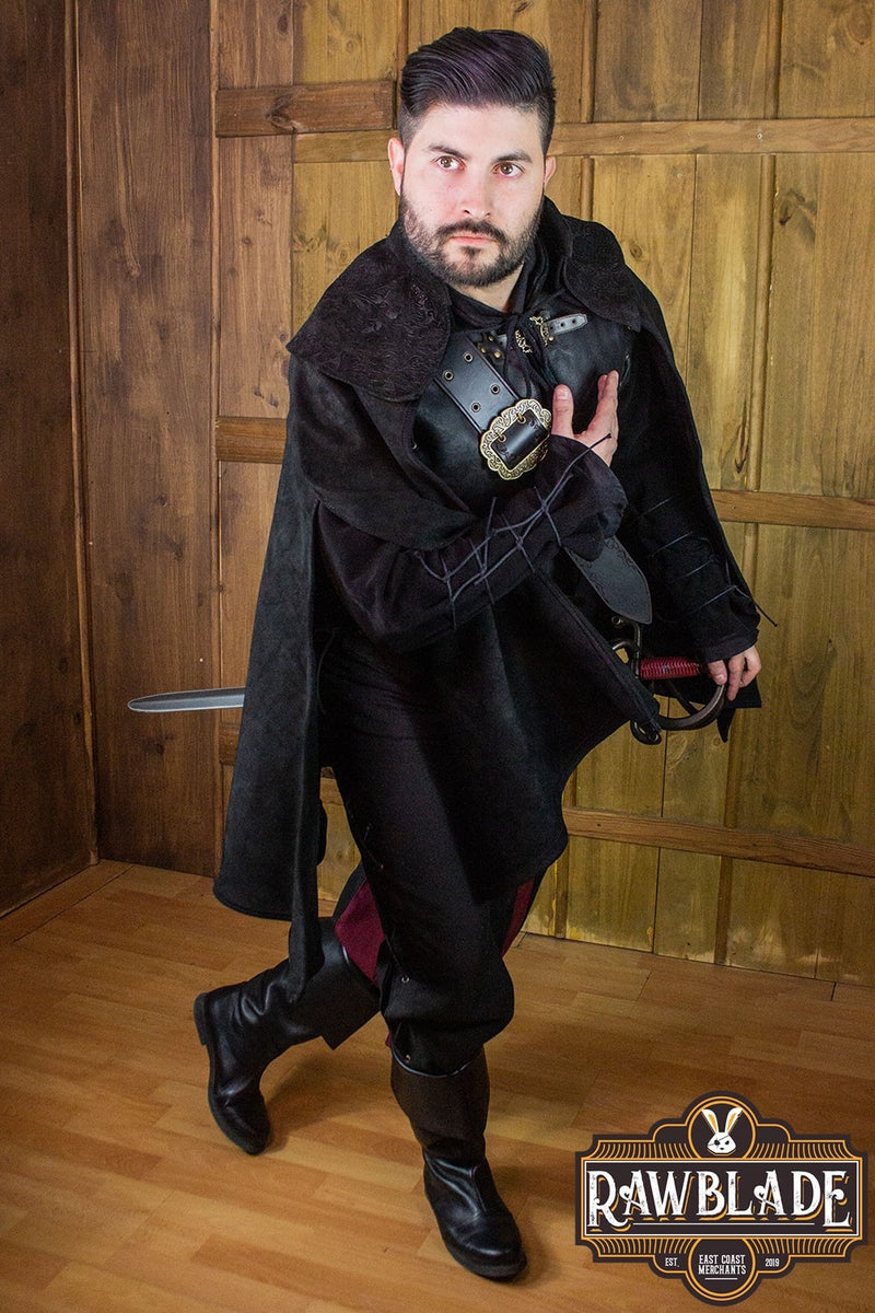 Agrippa mantel- Zwart