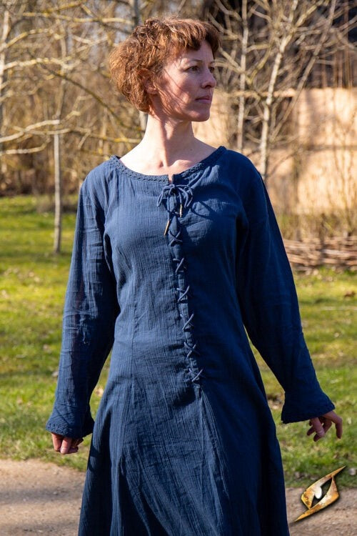 Cottehardie Isobel, bleu 