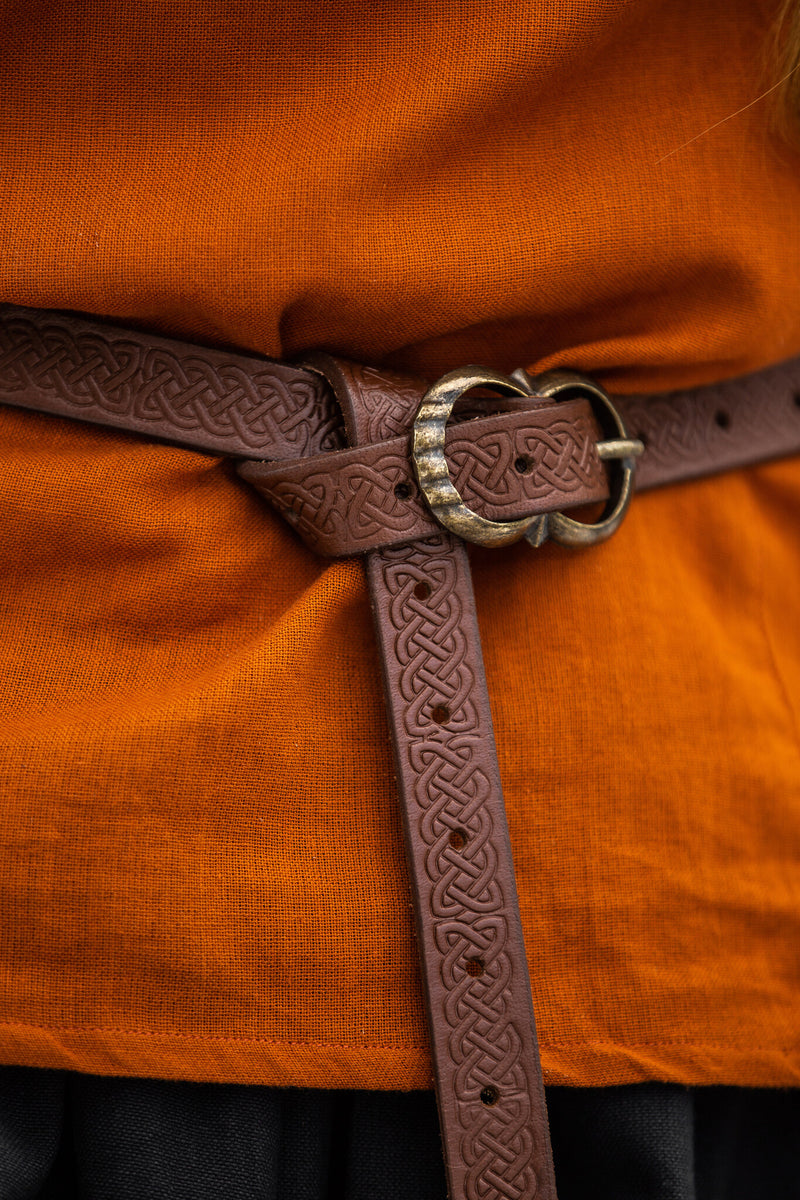 Middeleeuwse riem Fionn, lichtbruin