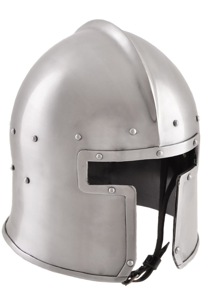 Italiaanse Barbute Avant, circa 1440 AD, 2 mm (battle-ready)