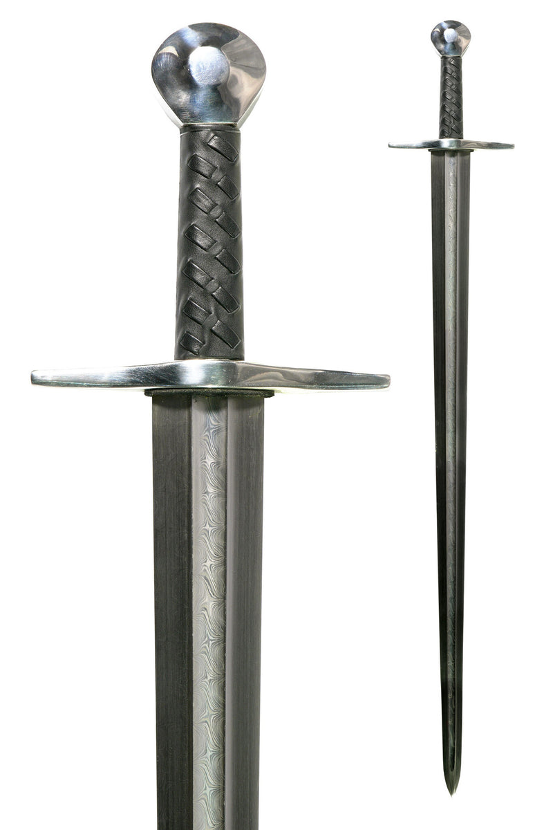 Sir William Marshall Sword with damascus steel blade, sharp