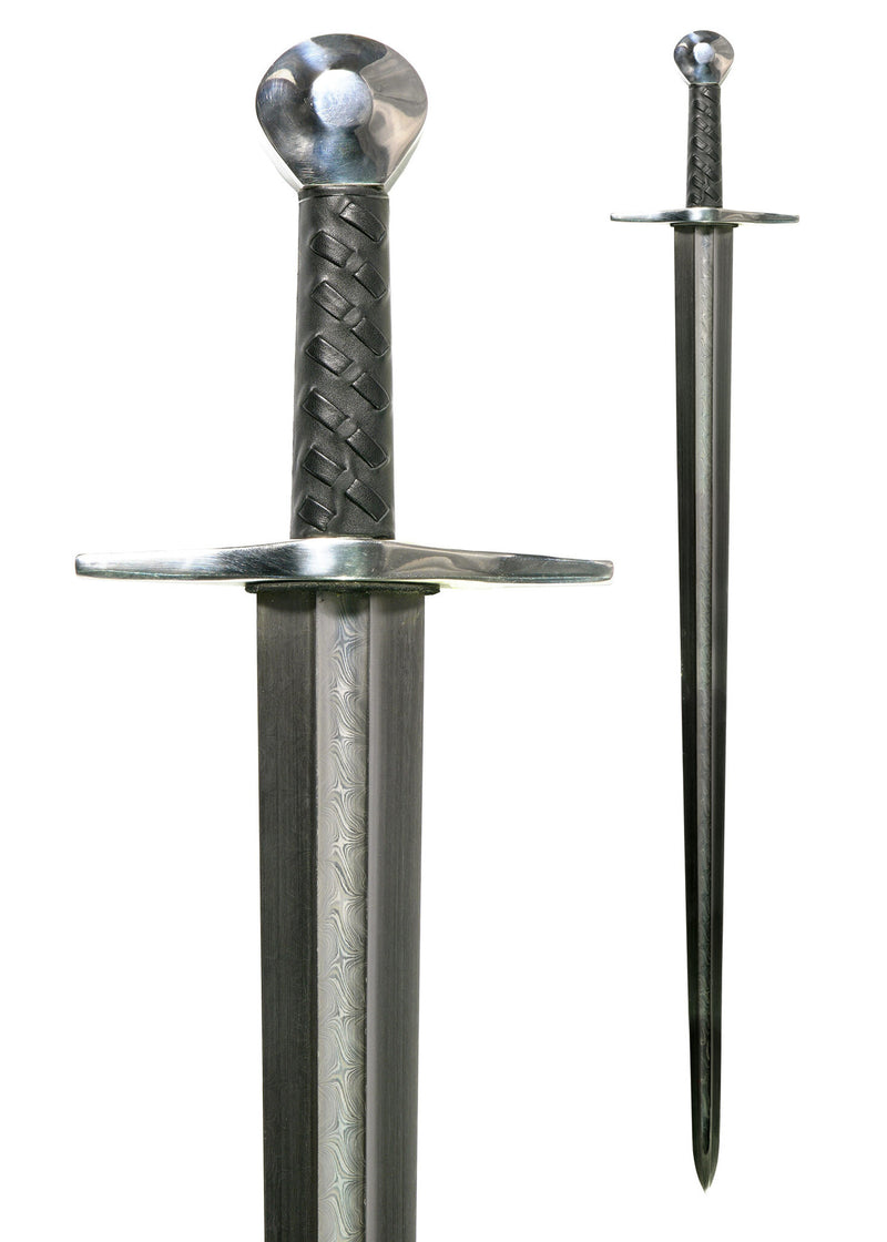 Sir William Marshall Sword with damascus steel blade, sharp