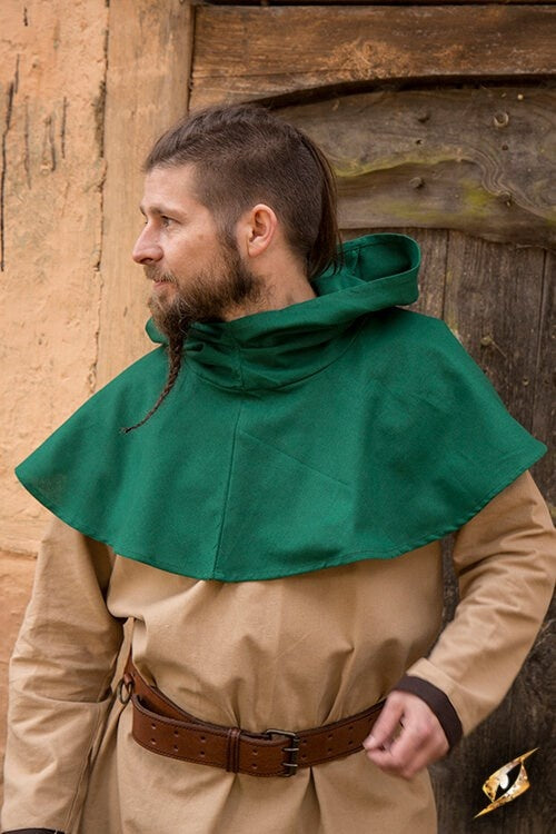 Middeleeuwse kaproen Walt, groen