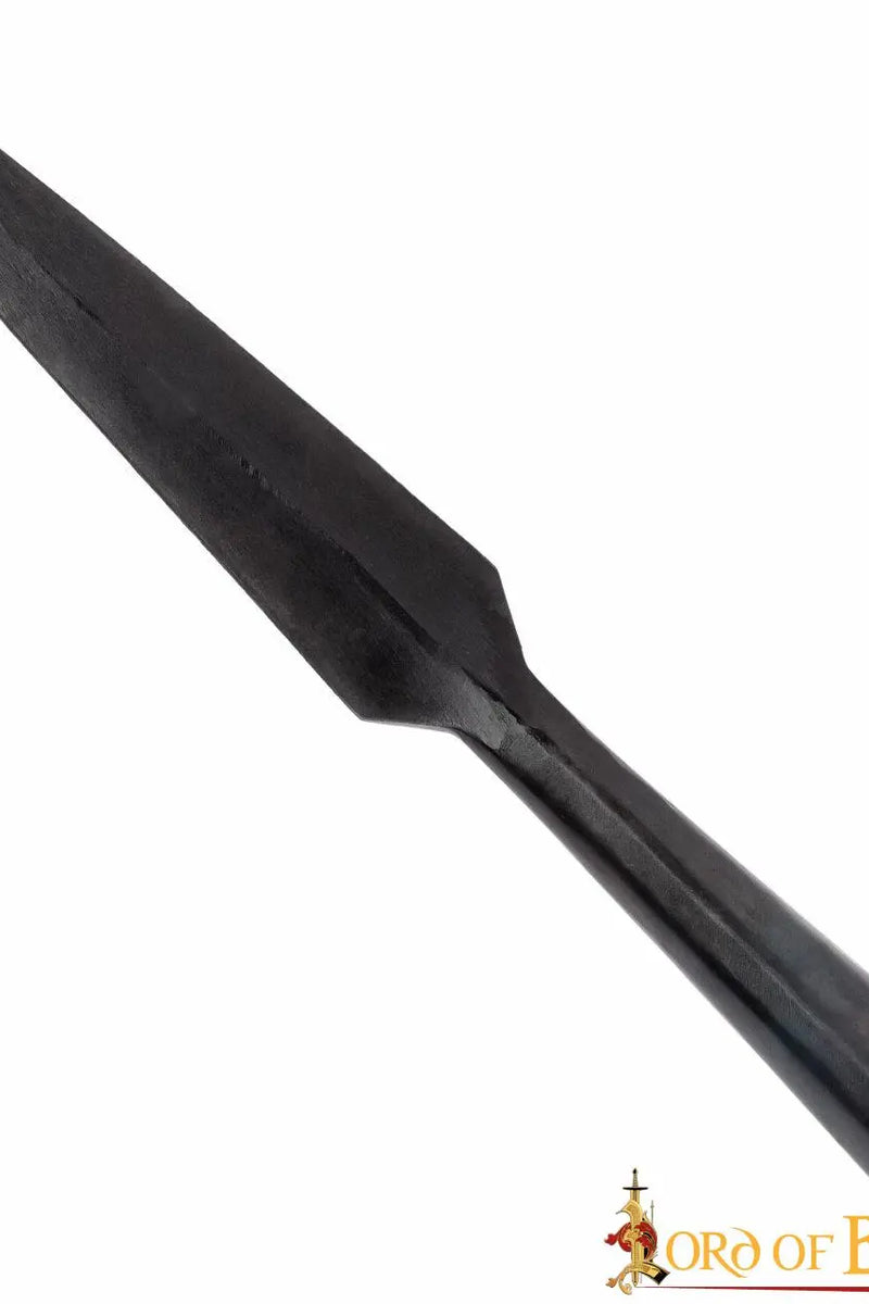 Vroeg-Middeleeuwse speerpunt met schouders, gebronsd, semi-scherp