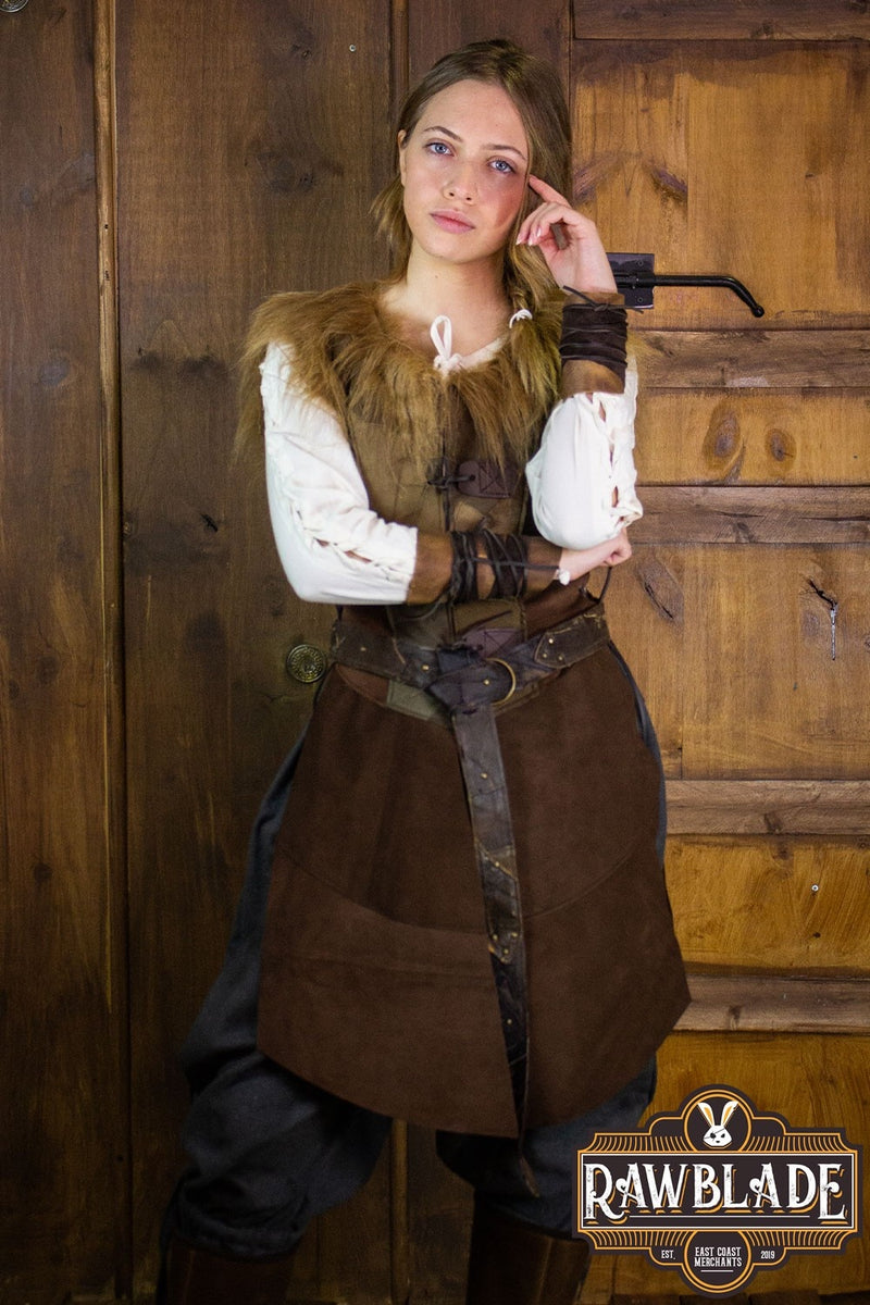 Falcon Lederwams, Damen, braun 